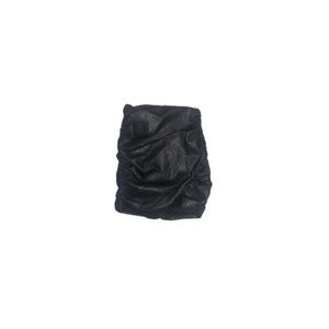 For Love and Lemons Ruched Black Pleather Skirt - Women’s Size Small